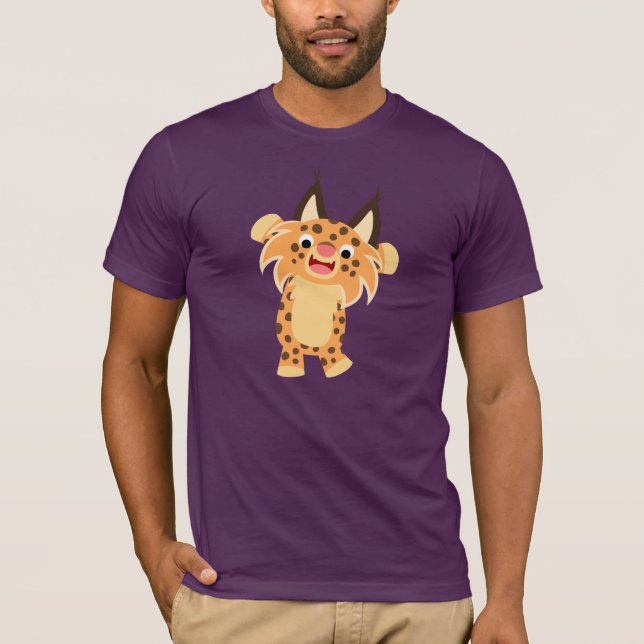 Joli T-shirt Bobcat Spunky Cartoon (Devant)