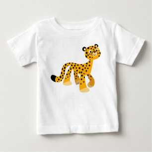 Joli T-Shirt Cheetah Baby Cartoon à flâner
