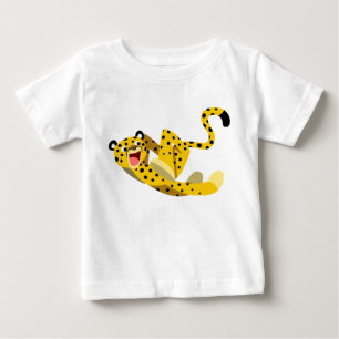 Joli T-Shirt Cheetah Baby Cartoon Coureur