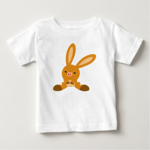 Joli T-shirt de lapin de lapin de rire