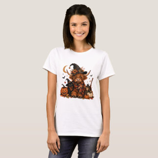 Joli T-Shirt de Vache des Highlands pour Halloween
