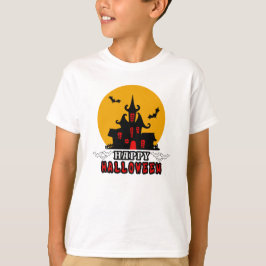 Joli T-shirt Halloween Ghost House