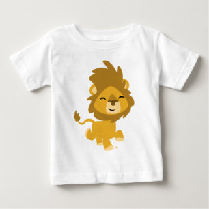 Joli T-shirt Lion Bébé Cartoon