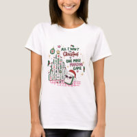 Joli T-Shirt Mahjong Tout Ce Que Je Veux pour Noël