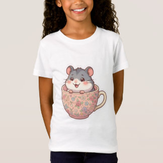 Joli T-shirt Mème Drôle avec un Hamster dans une T