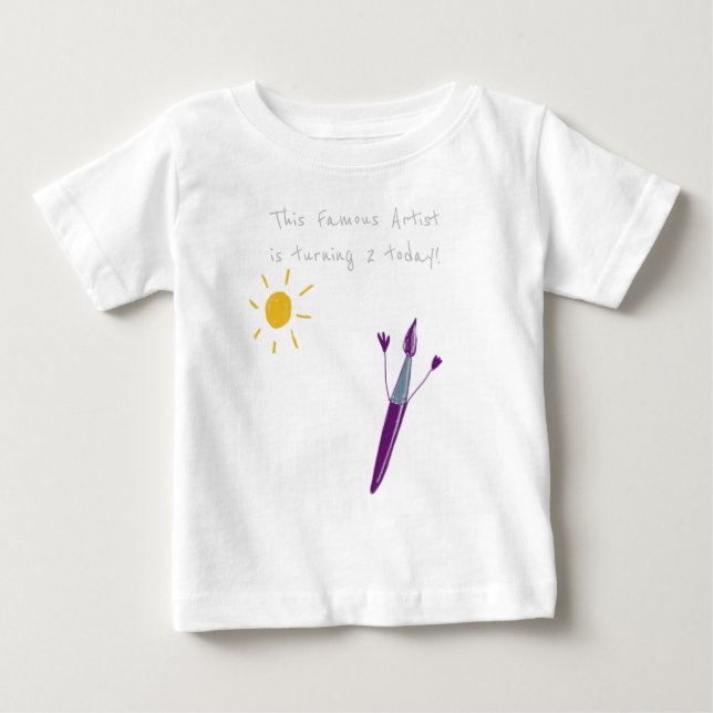 Joli T-shirt original sur l'anniversaire de votre  (Devant)