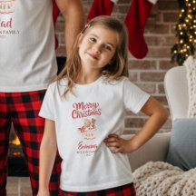 Joli T-Shirt Personnalisé “Joyeux Noël” pour la Fa