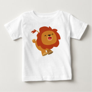 Joli T-Shirt pour bébé Lion en caricature