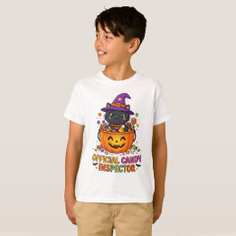Joli T-Shirt Rétro pour Enfants pour Halloween ,In