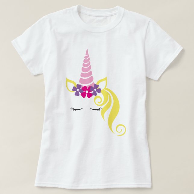 Joli T-shirt Unicorn (Design devant)