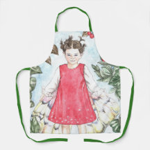 Joli tablier de fée d'hiver