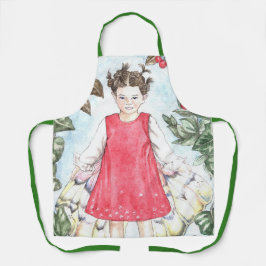 Joli tablier de fée d'hiver