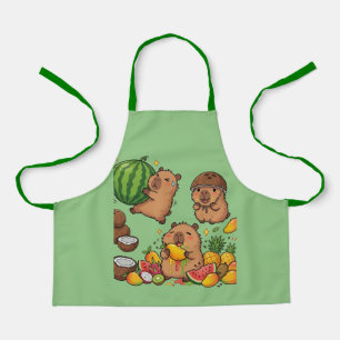 Joli tablier de fruits de capybara   Capybara heur