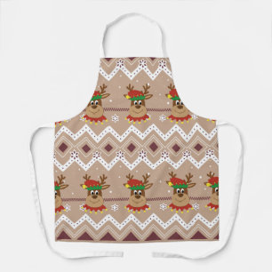 Joli tablier de rennes de Noël