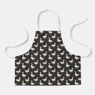 Joli tablier de style ferme avec motif canards