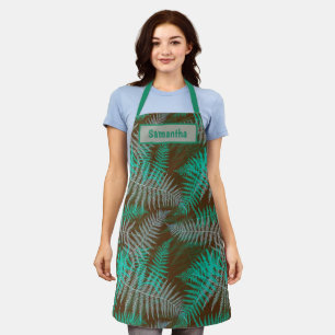 Joli tablier Feuille vert