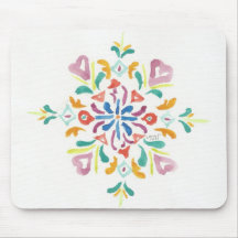 Joli tapis de souris d'art de motif