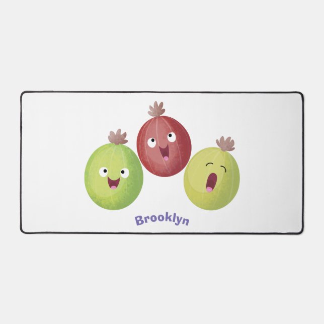 Joli trio gooseberry chantant dessin animé (Recto)