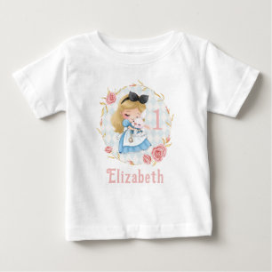 Jolie Alice au pays des merveilles T-shirt fille b