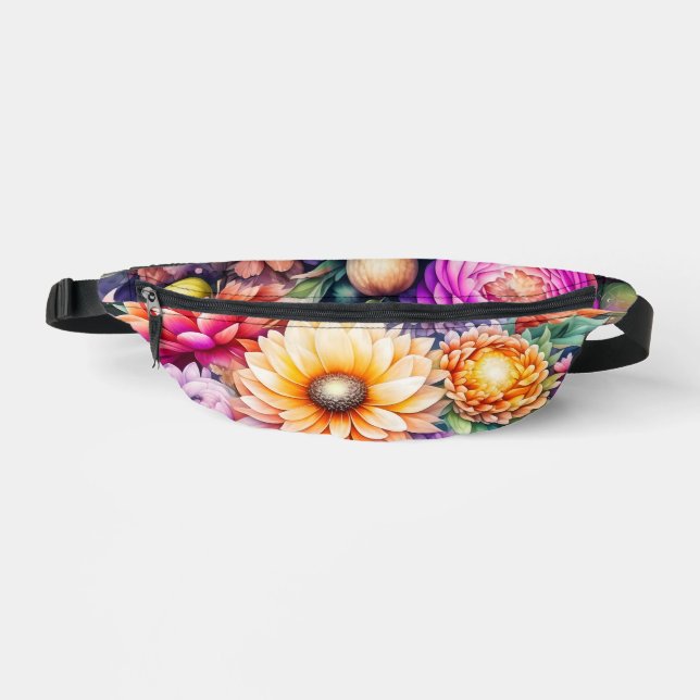 Jolie aquarelle colorée Floral (Recto)