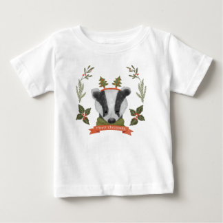 Jolie Badger Portrait Baby T-shirt