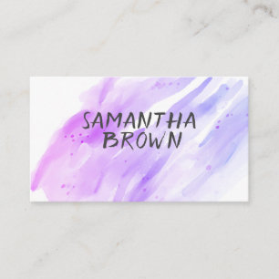 jolie bande aquarelle cartes de visite personnalis