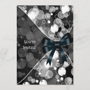 Jolie Bubble Party Invitation Modèle