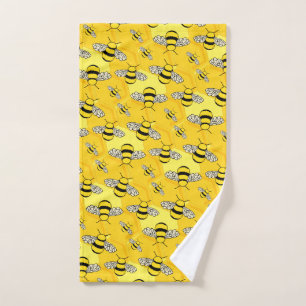 Jolie caricature abeilles dans la ruche