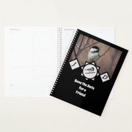 Jolie Carolina Chickadee Monogramme Photo