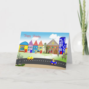 Jolie carte Anniversaire de enfant de la petite vi