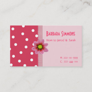 Jolie carte d'appel maman