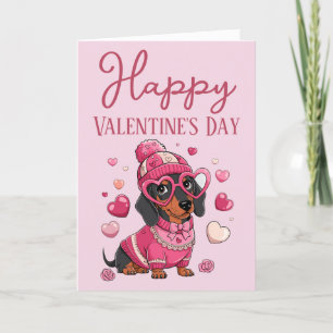 Jolie carte de la Saint-Valentin pour chien Dausch