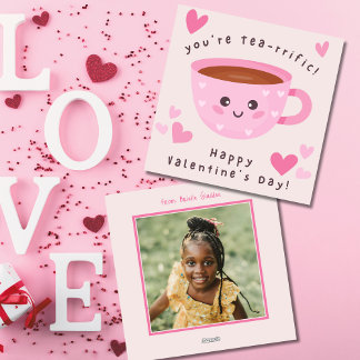 Jolie Carte de la Saint-Valentin pour la Classe de