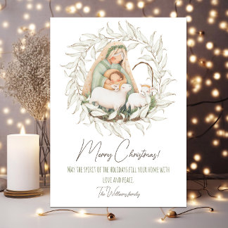 Jolie carte de Noël avec votre photo au verso