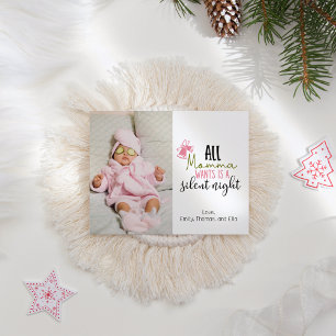 Jolie carte de Noël de fille de spa Photo 