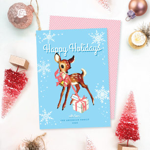 Jolie carte de Noël non photographique de bébé cer