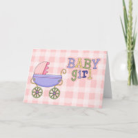 Jolie carte de voeux pour bébé Porte-bébé
