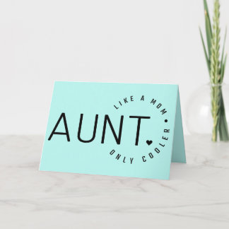Jolie carte de vœux pour une Tante ; Tatie ; anniv
