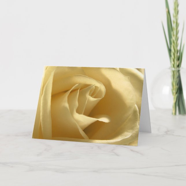Jolie carte de voeux rose jaune vierge à l'intérie (Devant)