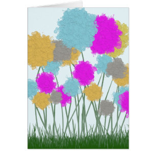 Jolie carte Fleur sauvage