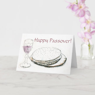Jolie carte Pesach de voeux anglaise