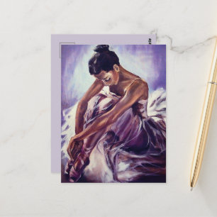 Jolie carte postale Ballerina
