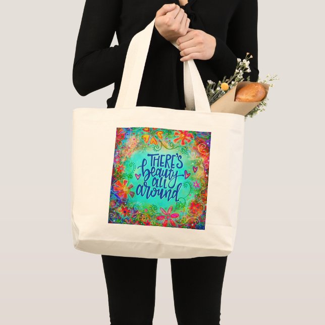 Jolie citation de beauté Inspiritie Grand Sac four (Devant (produit))