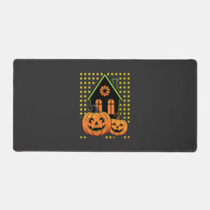 Jolie citrouille d'Halloween maison hantée étoile