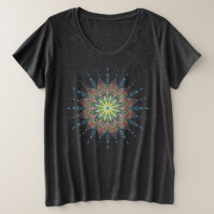 Jolie conception géométrique ornée Mandala