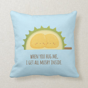 Jolie couverture de coussin avec des graines de du