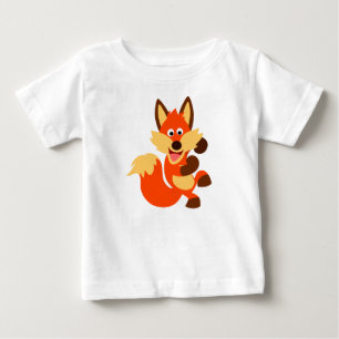 Jolie Danser Cartoon Fox Baby T-Shirt