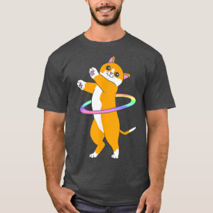 Jolie danseuse Hula Hooper Chat Hula Hoop T-shirt