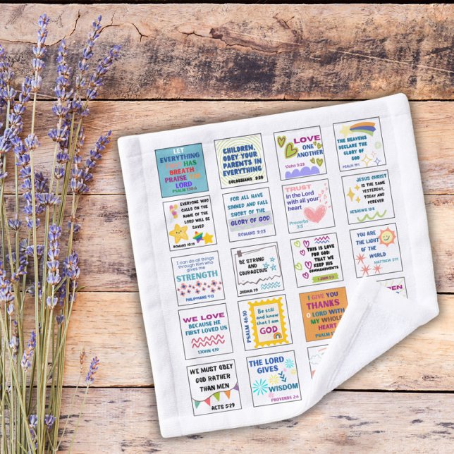 Jolie écriture enfants mémoire verset de la bible (Créateur téléchargé)