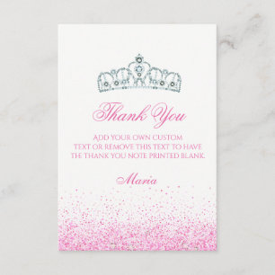 Jolie en rose, Sparkle Merci Cartes